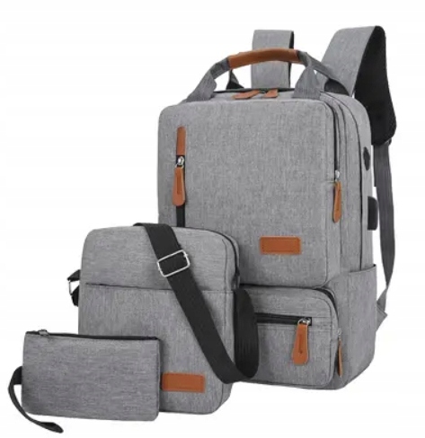 Univerzálny mestský batoh Vintage 3v1 s priehradkou na 15,6'' laptop